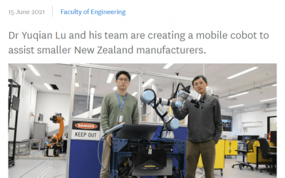 A mobile manipulator to help workers on the factory floor